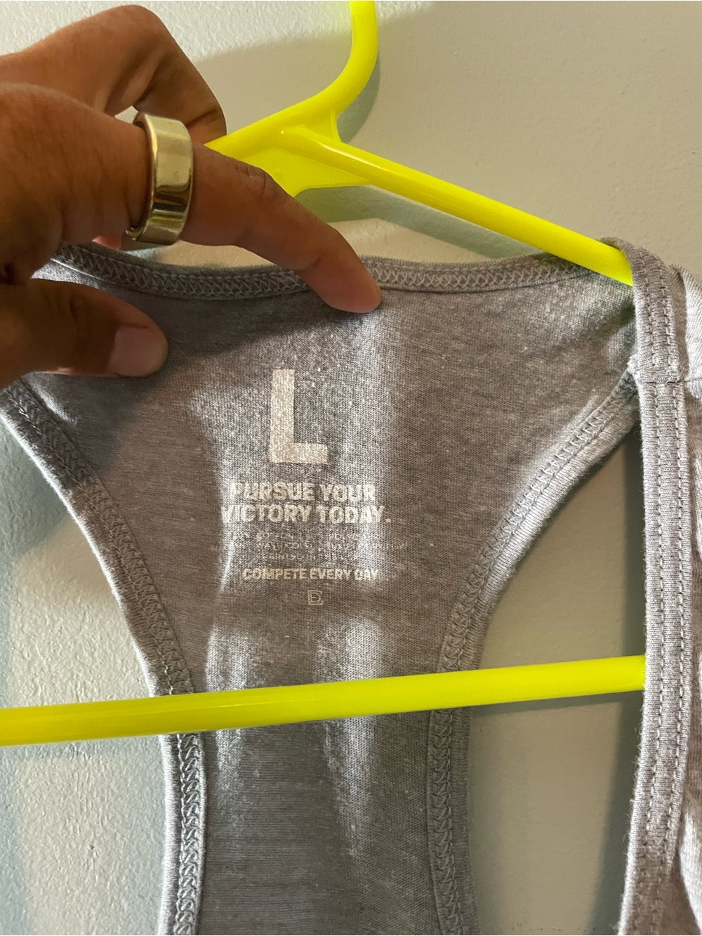 Compete Every Day Graphic Racerback Tank Top - Picture 5 of 6